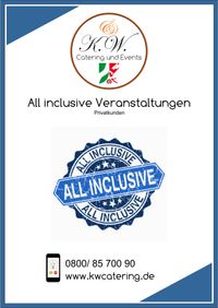 All Inclusive Familienfeiern Prospekt K.W. Catering & Events Dortmund