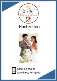 Hochzeitsprospekt K.W. Catering & Events Dortmund