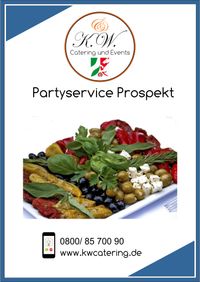 Partyserviceprospekt Privatkunden K.W. Catering & Events Dortmund