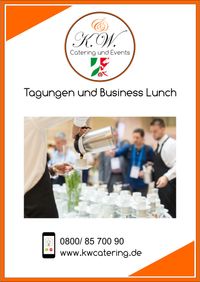 Tagungen und Business Lunch Prospekt K.W. Catering & Events Dortmund